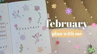 PLAN W/ ME | February 2023 Setup | Flower Theme