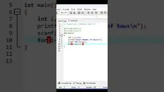 C programming Basic Pattern Tutorial || Numerical 