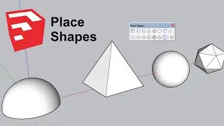 Place Shapes Toolbar Extension or Plugin for Sketchup Pro | Sketchup in Urdu & Hindi