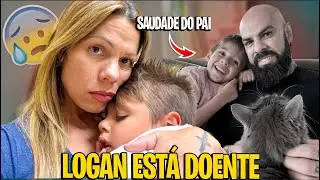 LOGAN ESTÁ TENDO CALAFRIOS TIVE QUE LEVAR AO MÉDICO