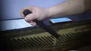Изготовление ключа для настройки пианино, а также настройка пианино.