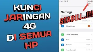 CARA Mengunci Jaringan 4G Di Semua android