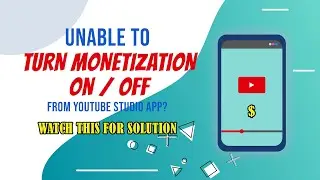 How to enable Youtube monetization from YouTube Studio app ? Watch this video 