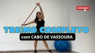 Complete workout with a broomstick 💪 Strengthens, corrects posture, and tones in 10 minutes!