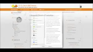 Crear glosario en Moodle