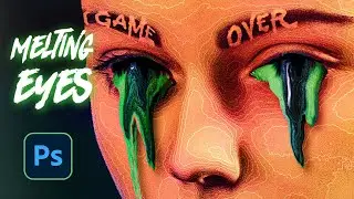 We Melted Her Eyes! Photoshop Creepy Manipulation Tutorial (Episode 86 - Liquify Tool)