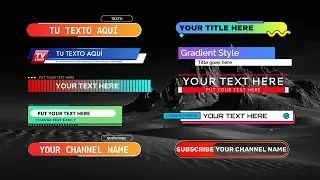 FREE 10 Lower Thirds Examples Green Screen Effect, Green Screen Lower Third Graphics