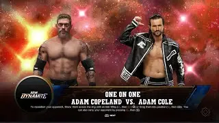 WWE 2K24 ADAM COLE VS ADAM COPELAND
