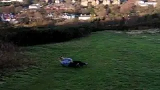 aussie sliding in blackford hill !