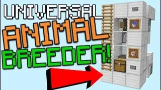 Minecraft: UNIVERSAL ANIMAL BREEDER! [PIGS, COWS, SHEEPS & MORE!]