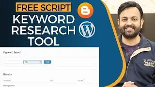 Free Script Keyword Research Tool for Blogger & Wordpress (2022) HINDI | Techno Vedant