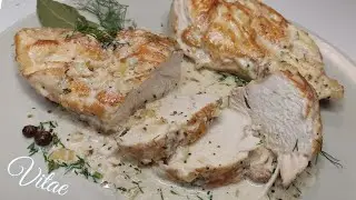 КУРИНАЯ ГРУДКА в СОУСЕ на СКОВОРОДКЕ!!/CHICKEN BREAST in SAUCE on a frying pan!
