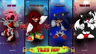 Amy EXE - Knuckles EXE - Sonic EXE - Tails EXE | Tileshop EDM rush!!