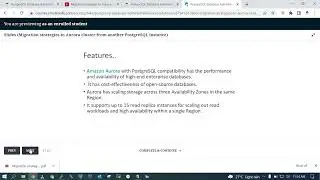 Migration Strategies to Aurora cluster from another PostgreSQL Instance