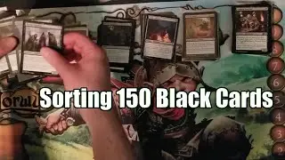 Sorting 150 Black Magic:TG Cards
