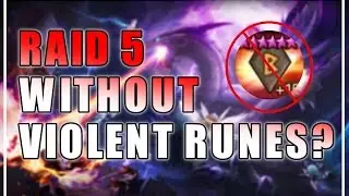 RAID 5 Without Violent Runes? New Raid team Showcase - Summoners War