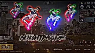 👿Nightmare😈 Attitude Status || lobby edit 2023|| #bgmi #pubg #nightmaregaming