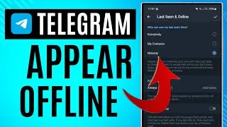 How To Appear Offline On Telegram