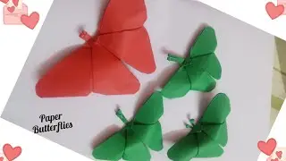 How to make Beautiful #paperbutterfly