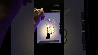 Thumb up Animation in Procreate 🐭👍 #procreate #animation