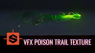 VFX Poison projectile Texture - Substance Designer