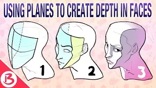 USING PLANES TO CREATE DEPTH IN FACES - FACES DRAWING TUTORIAL