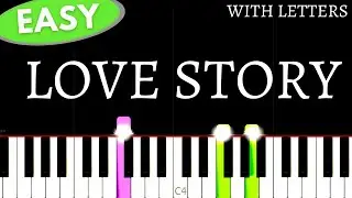 INDILA - Love Story | Easy Piano tutorial