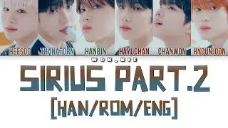 Sirius Part.2 By The Wind (Colour Coded Lyrics) [Han/Rom/Eng]