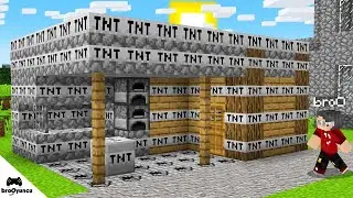 MİNECRAFT EVİN TAMAMI FARKLI TNT ŞANS BLOK