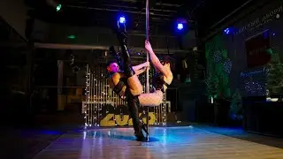 Pole Dance вечеринка. 1 Дуэт Хот Лейдис (Мила и Юля)