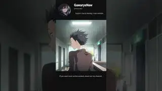 A silent journey of understanding | The Silent Voice Edit #shorts #anime