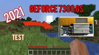 TEST GRAPHIC CARD NVIDIA GEFORCE NOW 7300 GS 2021 (TEST GAME MINECRAFT)
