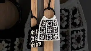 Crochet Bag 🤍🖤