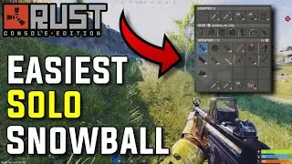 This Makes SOLO Snowballing EASY - Rust Console Edition