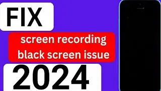 How to Screen Record Restricted Apps on Android Screen 2024|how to record black screen 2024