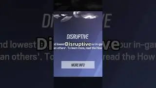 REPUTATION: DISRUPTIVE
