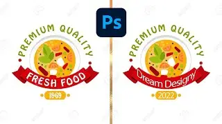 Dream Designy | Come Cambiare Testo In Un Logo | Adobe Photoshop