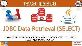 How to implement JDBC API  Data Retrieval  (SELECT Query) ? | JDBC API | 