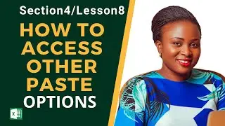 👉HOW TO ACCESS OTHER PASTE OPTIONS EASILY