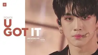 PRODUCE X 101 - U GOT IT Line Distribution (Color Coded)
