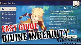 [Full Guide] Divine Ingenuity Parkour - 420 Primogems | Genshin Impact