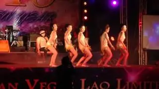 Gaming department dance show for Savan Vegas on staff party & happy new 2016