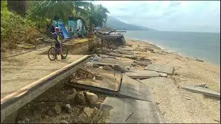 State of the Highway to Alegia,Cebu after Odette Struck