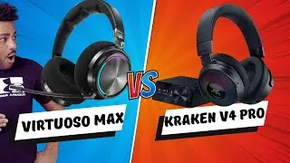 Corsair Virtuoso MAX vs Razer Kraken V4 Pro Comparativa, No Vas A Creer Cual Es Mejor!!