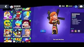 ALL BRAWL STARS RANKED SKINS😵