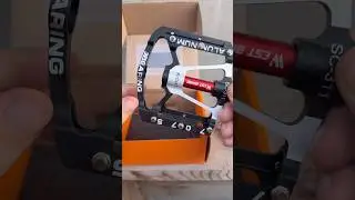 Unboxing ultralight pedals weighing 285 g — lighter than my phone!
