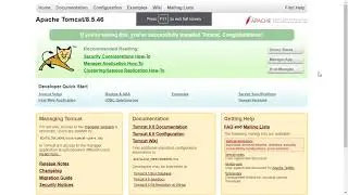 13. Installing & Setting up Tomcat 8.x