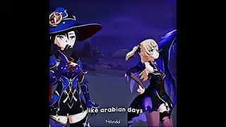 fischl palace - 2.8 story event edit - arabian night - genshin impact