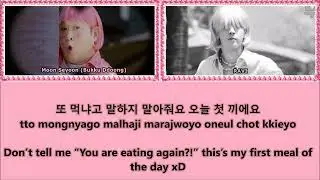 BOOKKU DDOONG (부끄뚱) ft. RAVI - 은근히 낯가려요 (Unexpectedly Shy) ENG Lyrics