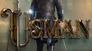 Stylish Glass Font Editing 2023 | How To Make Glass Font
